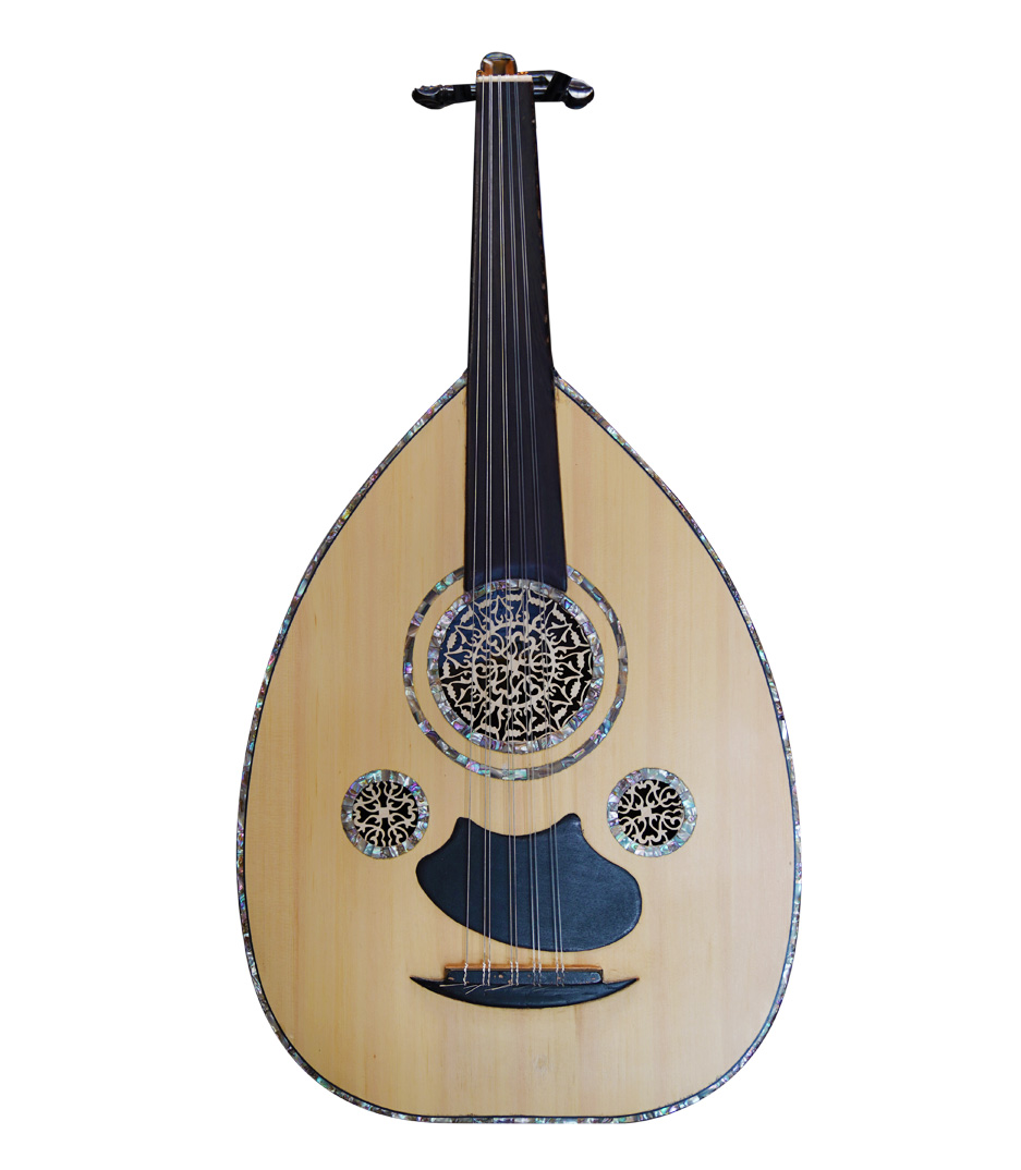 Buy OUD 301 Gawharet El Fan Egyptian Oud with Ebony Pegs Ebony Fingerboard Cedar Top Includes Gig Bag Online Best Price Melody House Dubai
